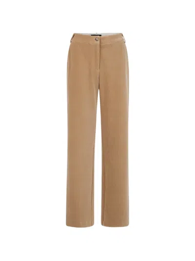 Marccain Wukari Straight-leg Trousers In Neutrals