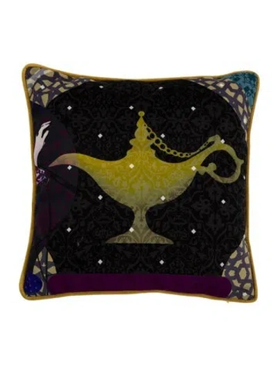 Pre-owned Marcel Wanders Roche Bobois Globe Trotter Pillow In Black