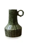 Marcela Cure Hand-sculpted Vase Edit 1.2 In Green