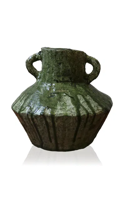Marcela Cure Hand-sculpted Vase Edit 1.6 In Green