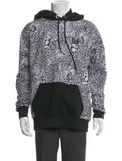 Pre-owned Marcell Von Berlin Animal Print Crew Neck Hoodie In Multi