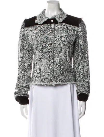 Pre-owned Marcell Von Berlin Animal Print Evening Jacket In Multi