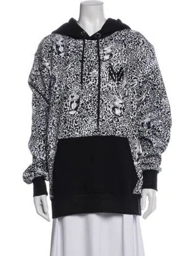 Pre-owned Marcell Von Berlin Animal Print Jacket In Black