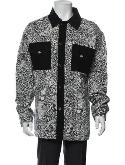 Pre-owned Marcell Von Berlin Animal Print Jacket In Blue
