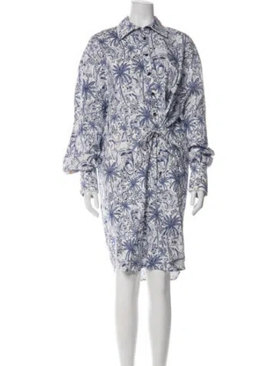 Pre-owned Marcell Von Berlin Animal Print Knee-length Dress In Multi