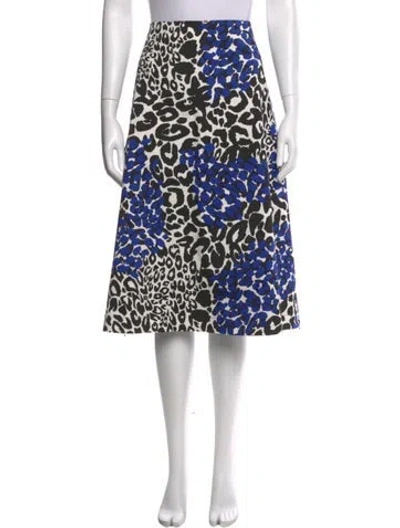 Pre-owned Marcell Von Berlin Animal Print Knee-length Skirt In Multi