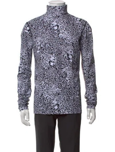 Pre-owned Marcell Von Berlin Animal Print Long Sleeve Shirt W/ Tags In Multicolor