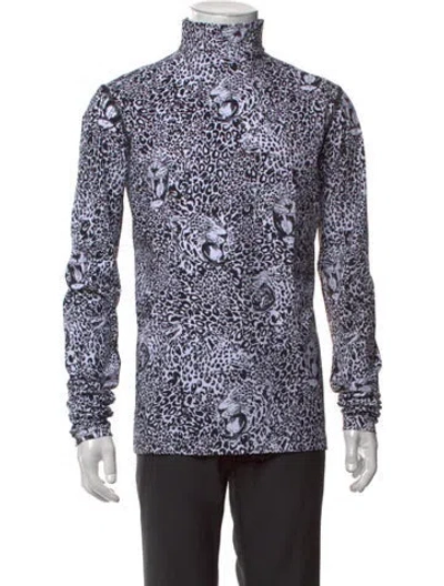 Pre-owned Marcell Von Berlin Animal Print Long Sleeve Shirt W/ Tags In Multicolor