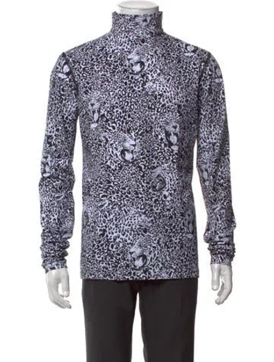 Pre-owned Marcell Von Berlin Animal Print Long Sleeve Shirt W/ Tags In Multicolor