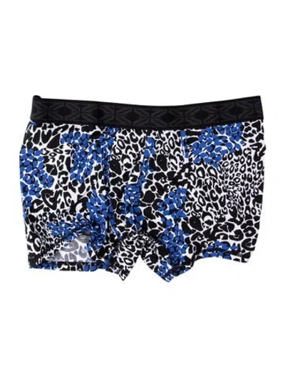 Pre-owned Marcell Von Berlin Animal Print Lounge Bottoms W/ Tags In Blue