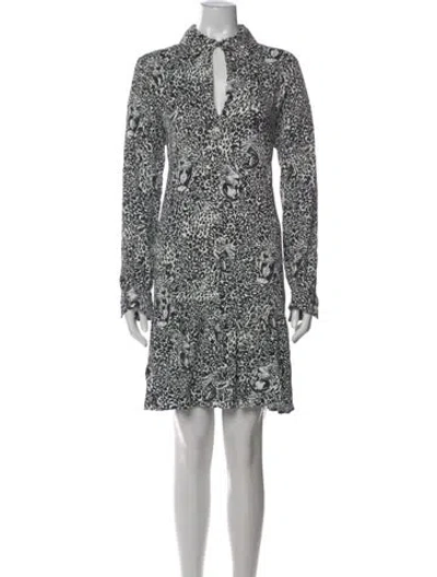 Pre-owned Marcell Von Berlin Animal Print Mini Dress In Multi