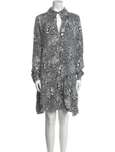 Pre-owned Marcell Von Berlin Animal Print Mini Dress W/ Tags In Multi