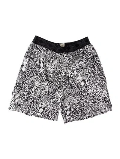Pre-owned Marcell Von Berlin Animal Print Pajama Bottoms W/ Tags In Black