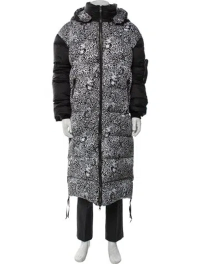 Pre-owned Marcell Von Berlin Animal Print Parka In Multi