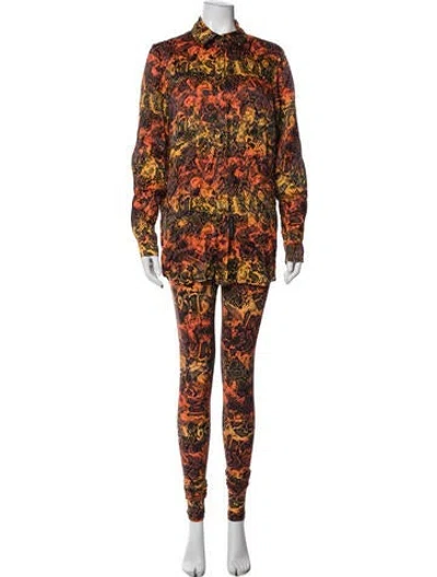 Pre-owned Marcell Von Berlin Animal Print Set W/ Tags In Orange