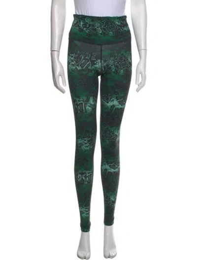 Pre-owned Marcell Von Berlin Animal Print Skinny Leg Pants In Blue