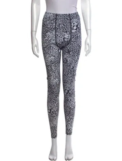 Pre-owned Marcell Von Berlin Animal Print Skinny Leg Pants W/ Tags In Multicolor