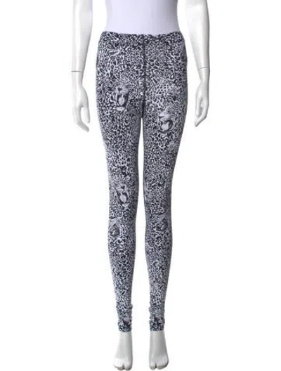 Pre-owned Marcell Von Berlin Animal Print Skinny Leg Pants W/ Tags In Multicolor