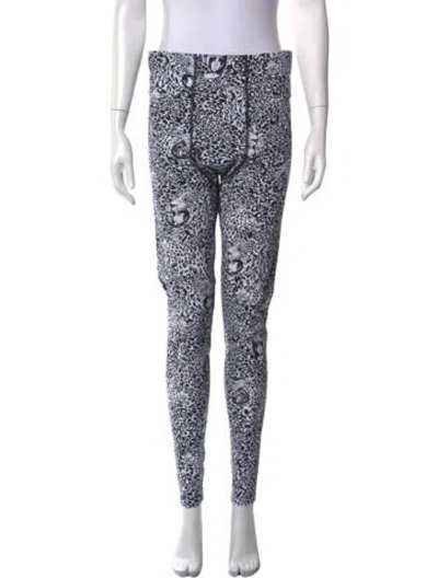 Pre-owned Marcell Von Berlin Animal Print Skinny Leg Pants W/ Tags In Multicolor