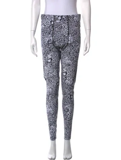 Pre-owned Marcell Von Berlin Animal Print Skinny Leg Pants W/ Tags In Multicolor
