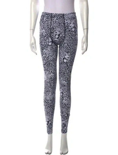 Pre-owned Marcell Von Berlin Animal Print Skinny Leg Pants W/ Tags In Multicolor