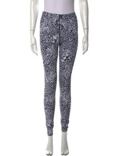 Pre-owned Marcell Von Berlin Animal Print Skinny Leg Pants W/ Tags In Multicolor