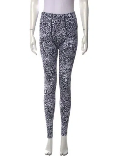 Pre-owned Marcell Von Berlin Animal Print Skinny Leg Pants W/ Tags In Multicolor