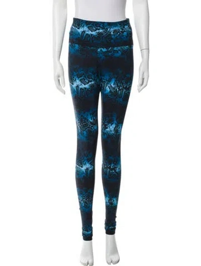 Pre-owned Marcell Von Berlin Animal Print Sweatpants W/ Tags In Blue