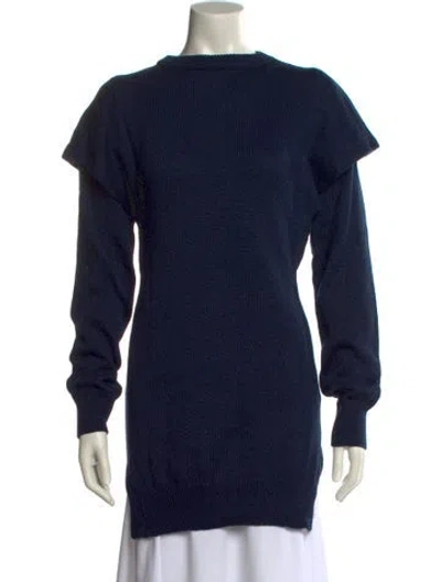 Pre-owned Marcell Von Berlin Bateau Neckline Sweater W/ Tags In Blue