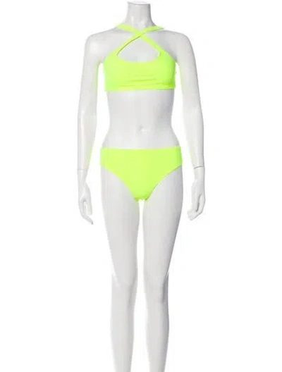 Pre-owned Marcell Von Berlin Bikini In Green