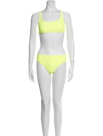 Pre-owned Marcell Von Berlin Bikini W/ Tags In Green