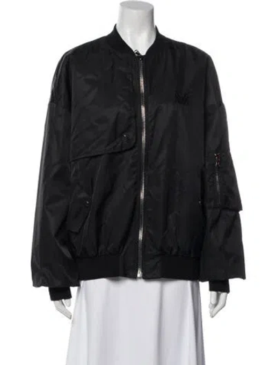 Pre-owned Marcell Von Berlin Bomber Jacket W/ Tags In Black