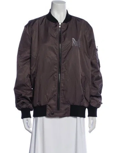 Pre-owned Marcell Von Berlin Bomber Jacket W/ Tags In Multi