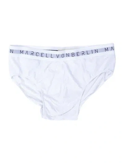 Pre-owned Marcell Von Berlin Boxers W/ Tags In White