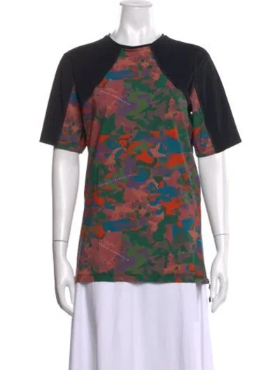 Pre-owned Marcell Von Berlin Camouflage Print Crew Neck T-shirt W/ Tags In Multicolor