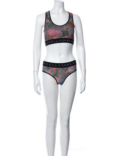Pre-owned Marcell Von Berlin Camouflage Print Lounge Set W/ Tags In White