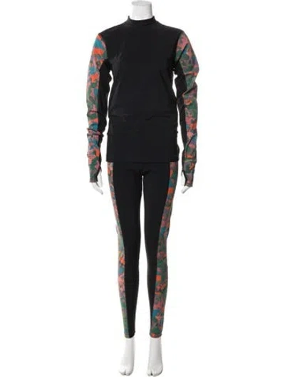 Pre-owned Marcell Von Berlin Camouflage Print Pant Set W/ Tags In Black