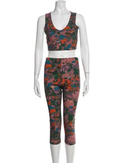 Pre-owned Marcell Von Berlin Camouflage Print Pant Set W/ Tags In Multi