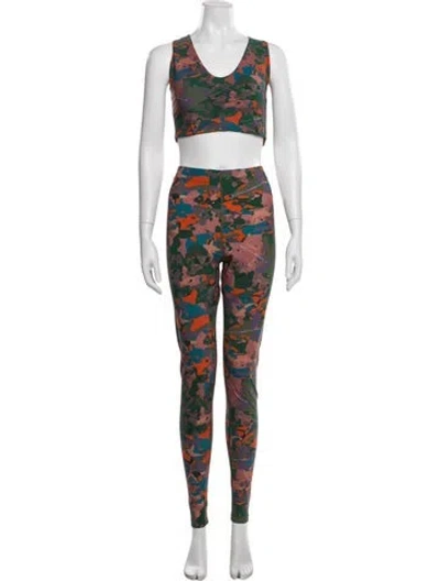 Pre-owned Marcell Von Berlin Camouflage Print Pant Set W/ Tags In Multicolor