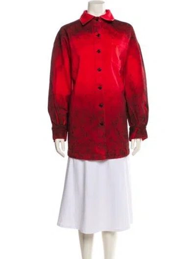 Pre-owned Marcell Von Berlin Coat In Red