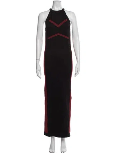 Pre-owned Marcell Von Berlin Colorblock Pattern Long Dress W/ Tags In Multicolor