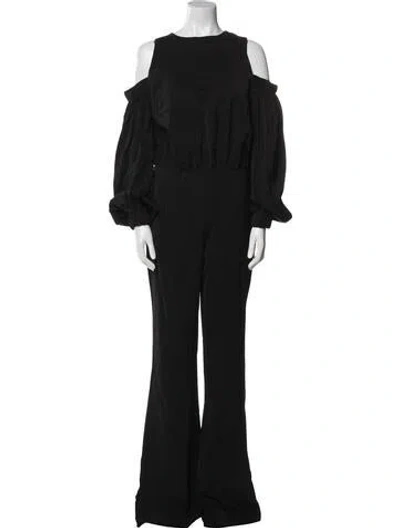 Pre-owned Marcell Von Berlin Crew Neck Jumpsuit In Black