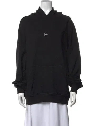 Pre-owned Marcell Von Berlin Crew Neck Long Sleeve Hoodie In Black