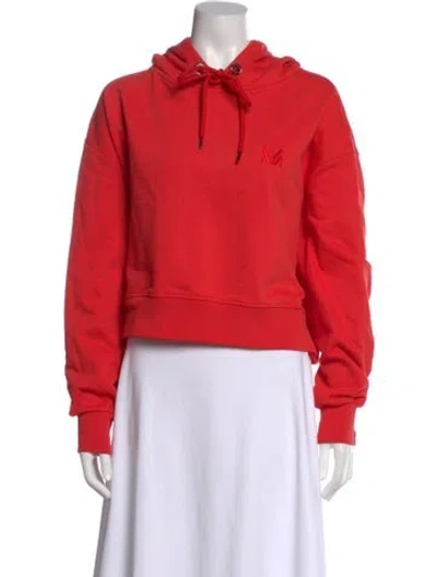 Pre-owned Marcell Von Berlin Crew Neck Long Sleeve Hoodie In Red