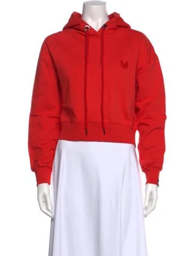 Pre-owned Marcell Von Berlin Crew Neck Long Sleeve Hoodie W/ Tags In Red