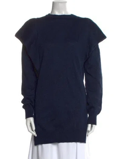 Pre-owned Marcell Von Berlin Crew Neck Long Sleeve Sweatshirt W/ Tags In Blue