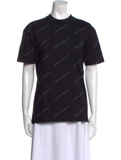 Pre-owned Marcell Von Berlin Crew Neck Short Sleeve T-shirt In Black