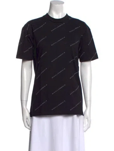 Pre-owned Marcell Von Berlin Crew Neck Short Sleeve T-shirt In Black