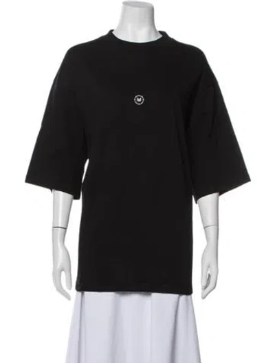 Pre-owned Marcell Von Berlin Crew Neck Short Sleeve T-shirt In Black