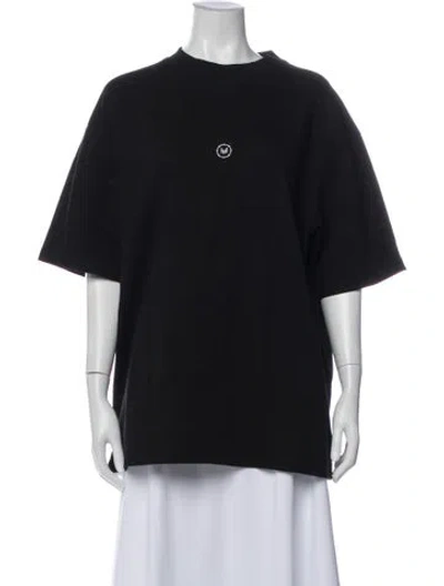 Pre-owned Marcell Von Berlin Crew Neck Short Sleeve T-shirt W/ Tags In Black